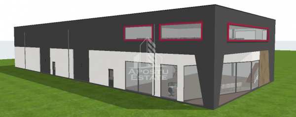 Hala cu showroom de inchiriat pe drumul spre aeroportul timisoara