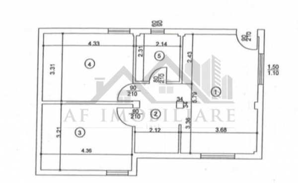 Semicentral spatiu 3 camere podu de fier - rosetti