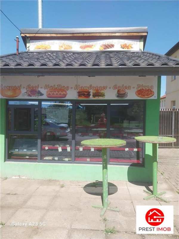 De vanzare spatiu comercial 20 mp, chiosc fast food, sancraiu de mures